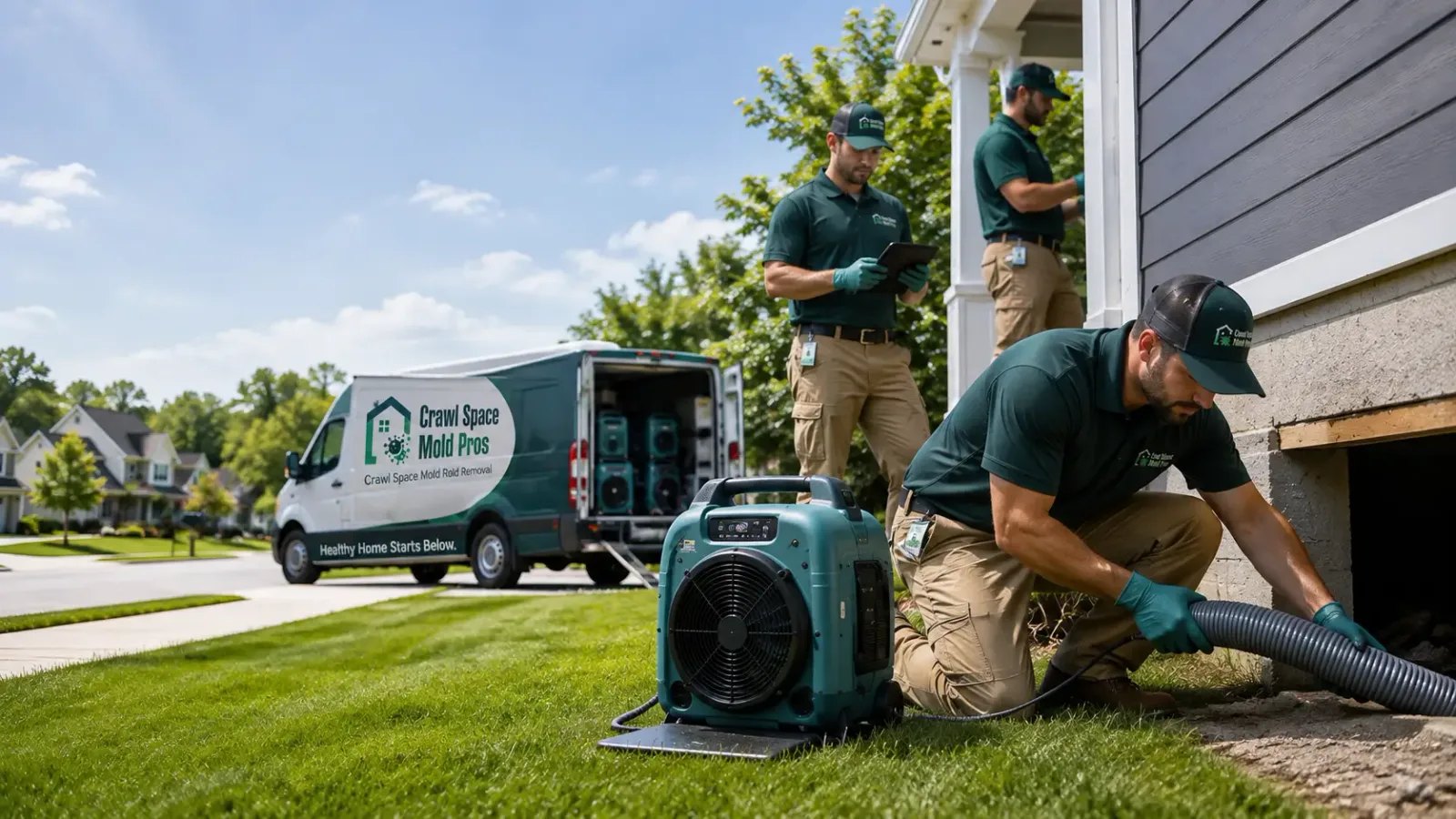 Crawl Space Mold Removal in Phlox, WI